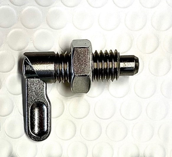 Retractable Plunger Pin w/ Nut (Locks Open)